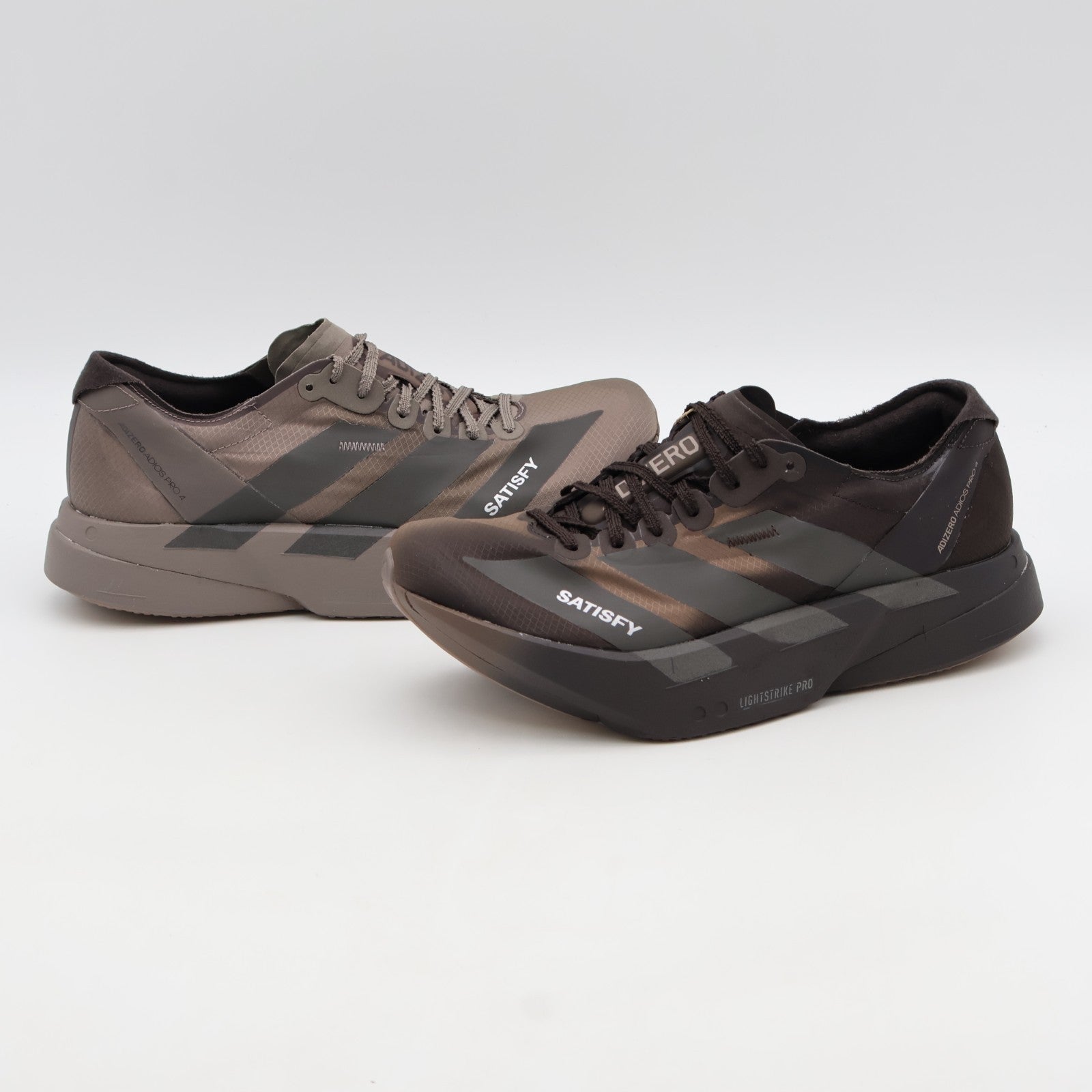 KH8442 Satisfy adidas Adizero Adios Pro 4 Brown Aurora Coffee (Men's)