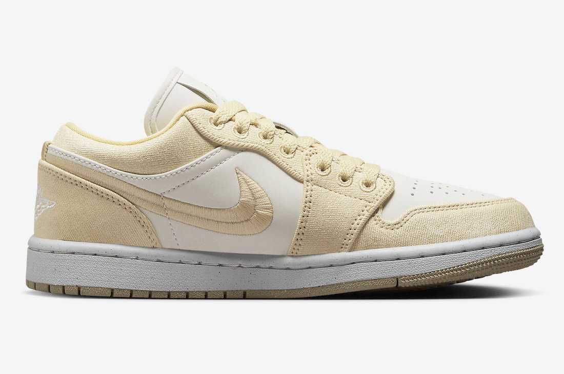 FN3722-701 Nike Air Jordan 1 Low SE Team Gold (Women's)