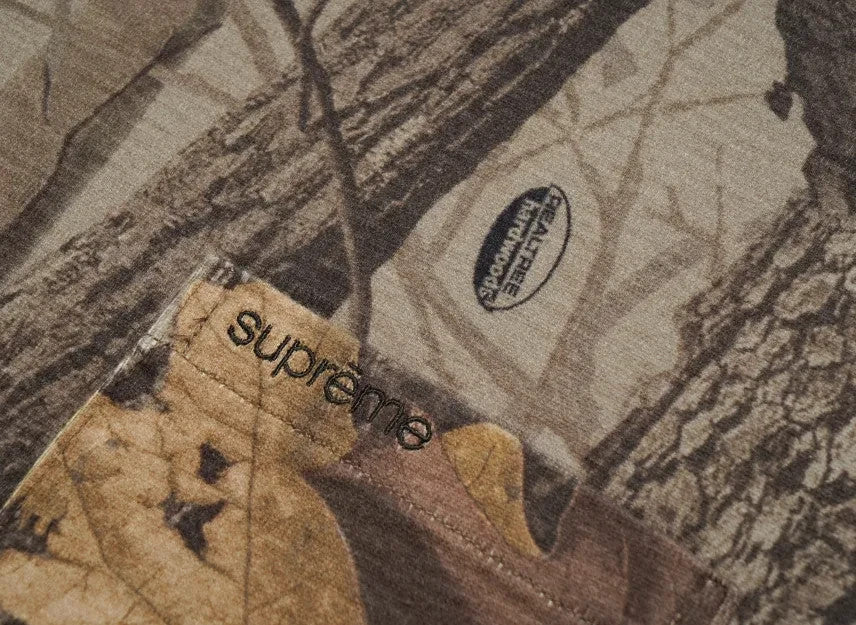 Supreme S/S Pocket Tee "Realtree Hardwoods Camo"