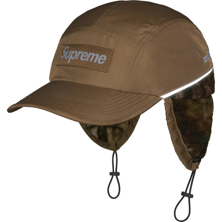 Supreme Polartec Lined Packable Earflap Camp Cap Khaki