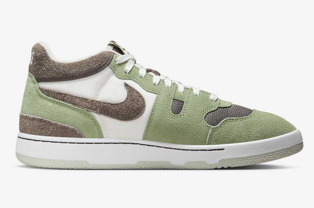 FN0648-300 Nike Attack Oil Green and Ironstone (Men's)