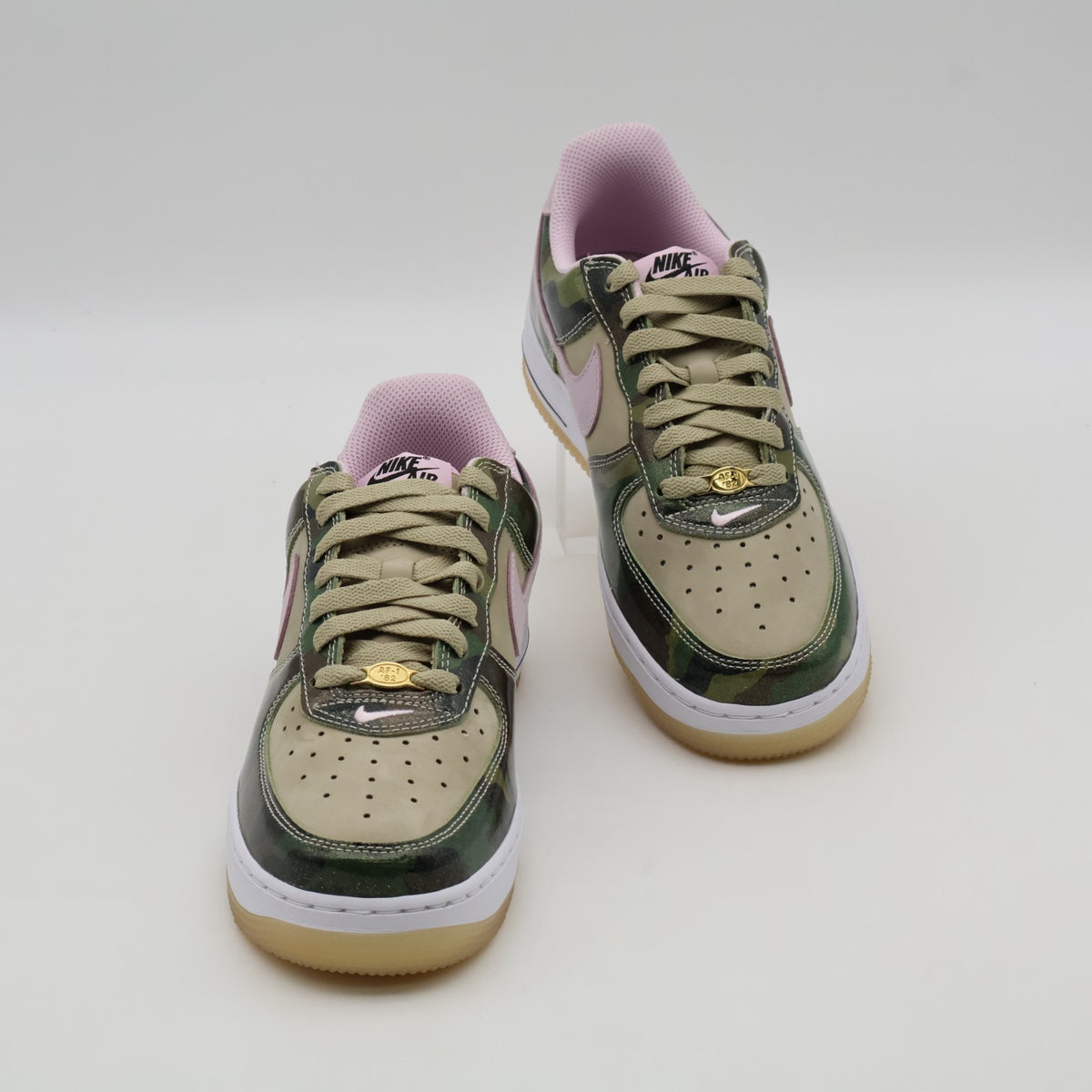 HQ1967-200 Nike Air Force 1 Low Retro Patent Camo Pink (Men's)