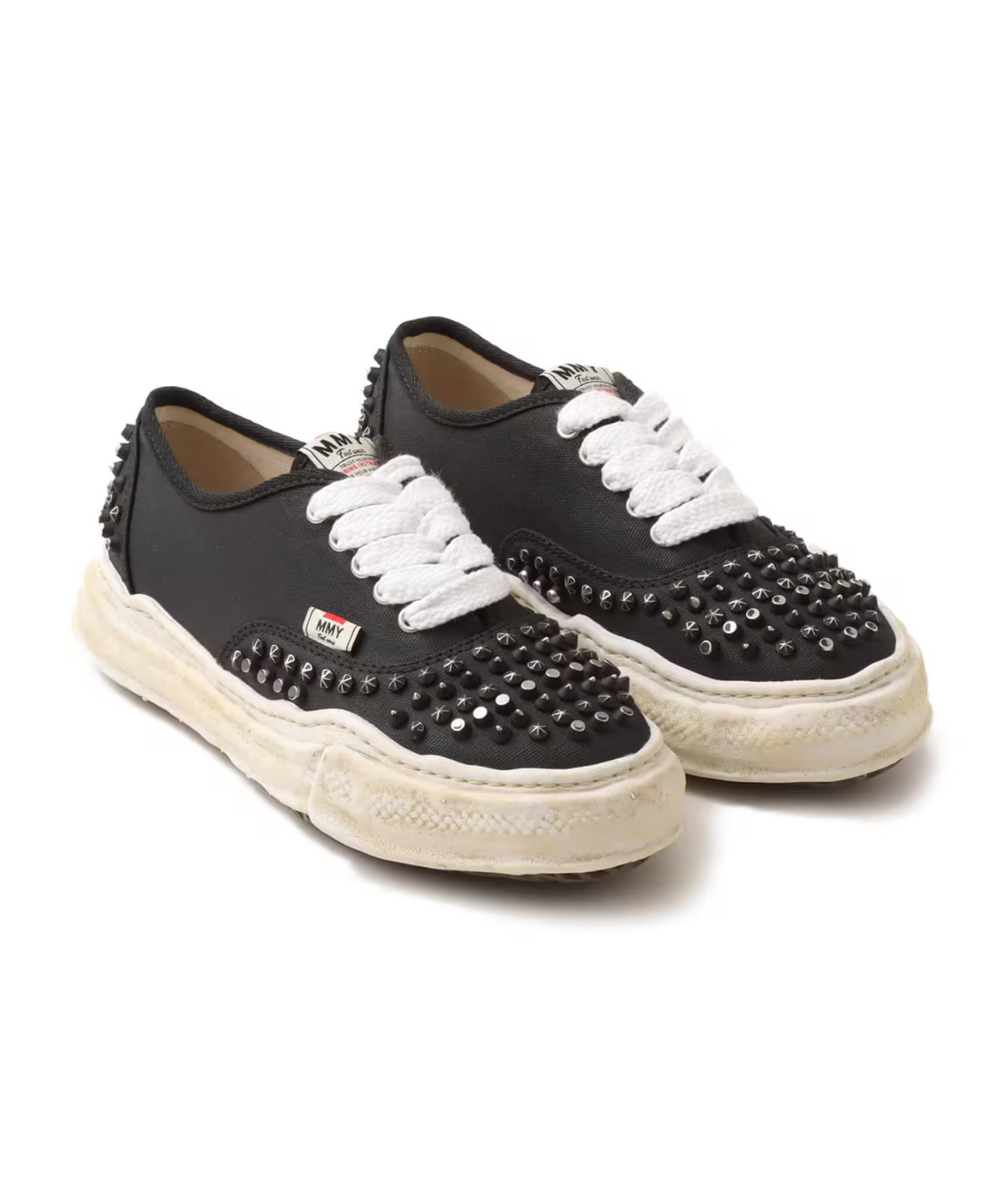 A15FW733-BLACK Maison MIHARA YASUHIRO BAKER OG Sole Studded Canvas (Men's