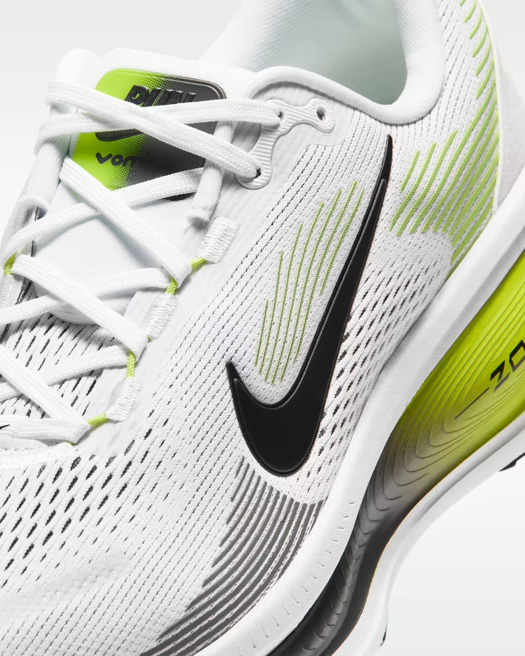 HM6803-116 Nike Vomero 18 "White/Lemon Venom" (Men's)
