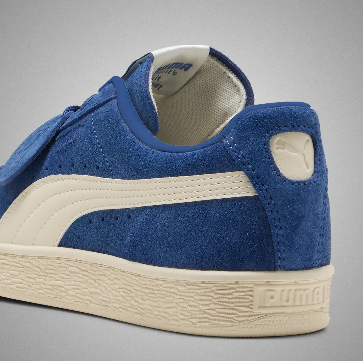 408464-02 Puma Suede Charles F Stead "Royal Sapphire/Alpine Snow" (Men's)