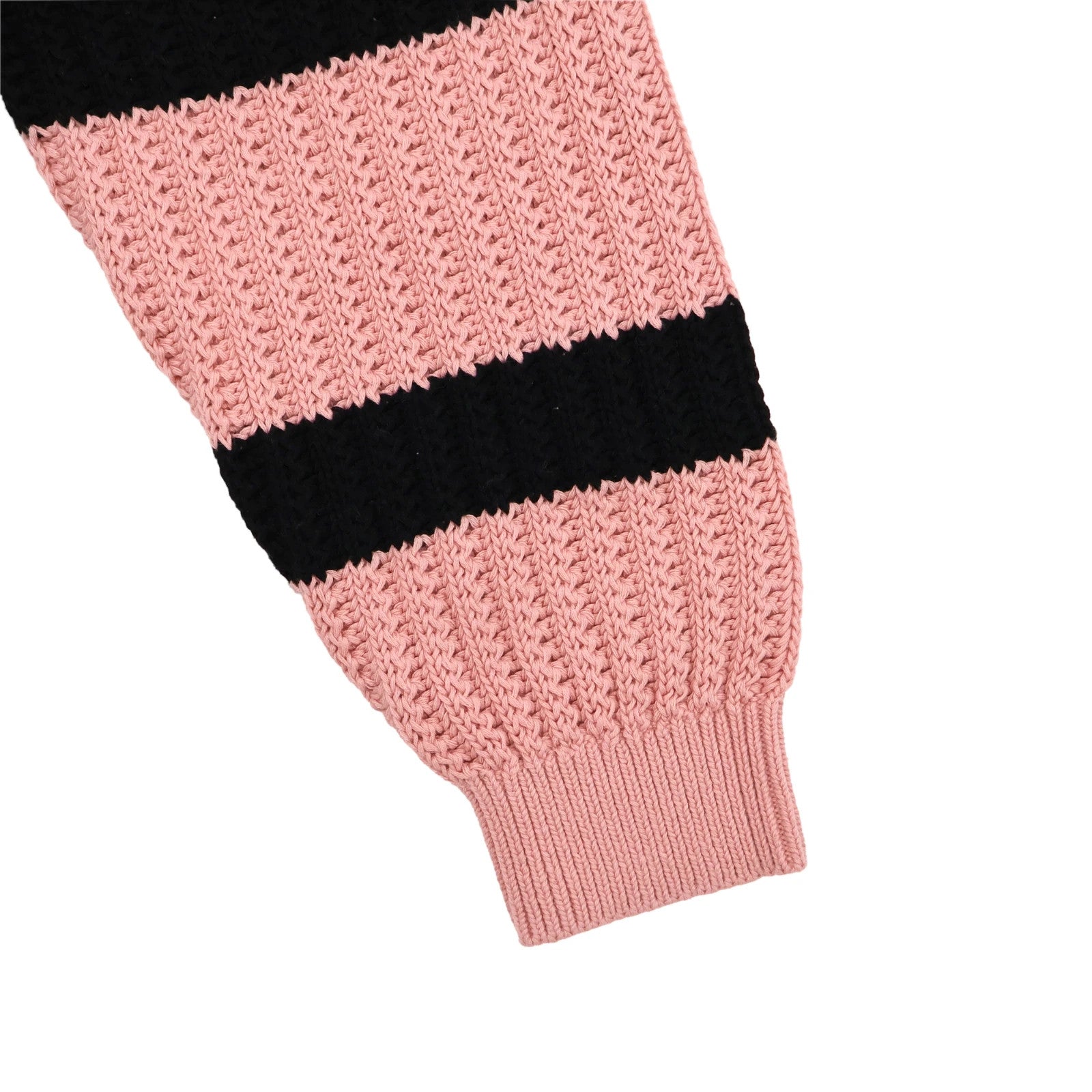 Supreme Loose Gauge Stripe Small Box Sweater Pink
