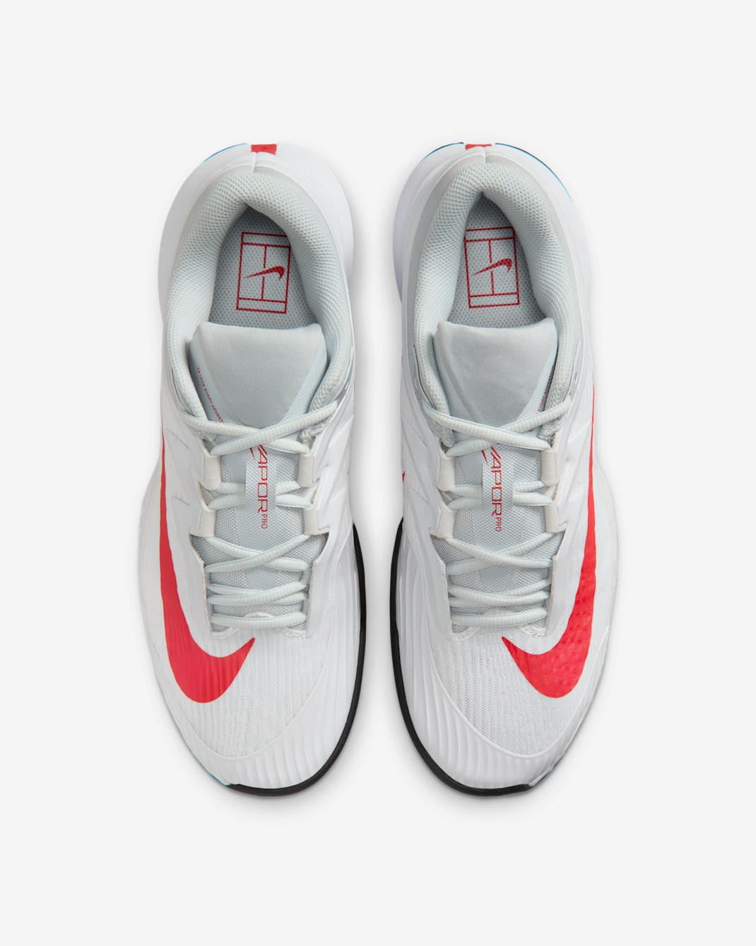 FZ2161-109 Nike Vapor Pro 3 White Pure Platinum Light Crimson (Men's)