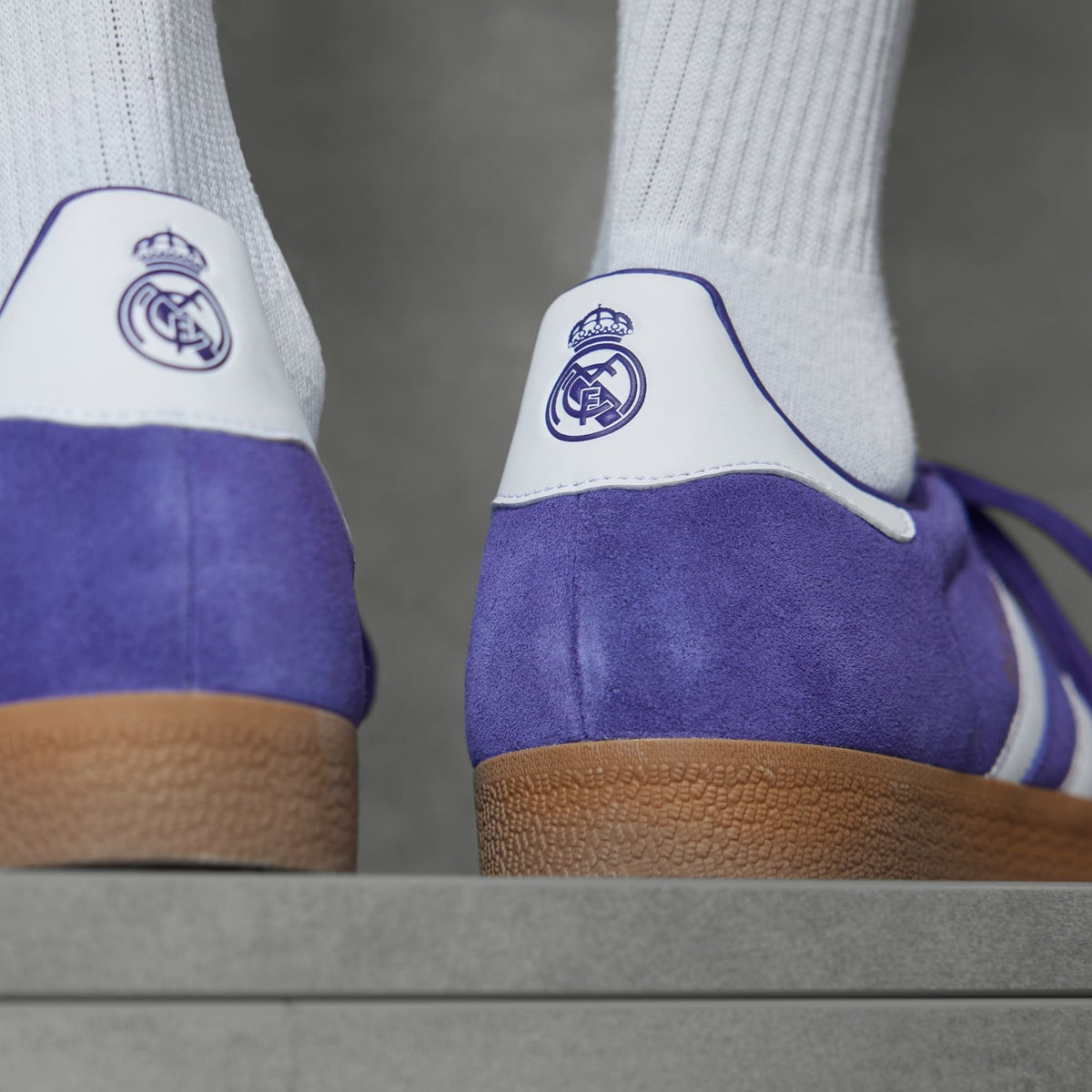 JS3041 Real Madrid adidas Originals Gazelle Terrace Icons Purple Cloud (Men's)