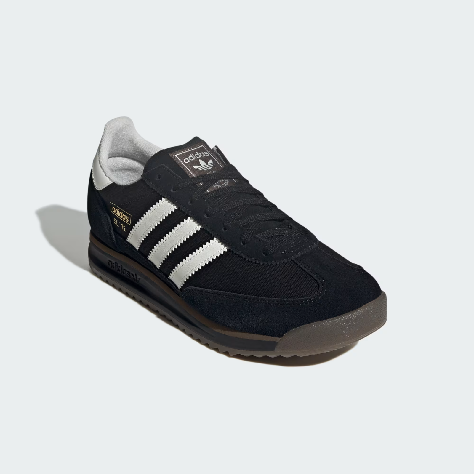 JR8771 adidas Originals SL72 RS Core Black Off White Cargo Brown (Men's)