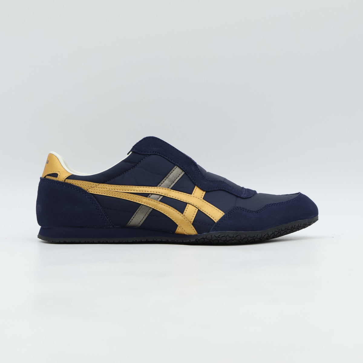 1183C615-400 Onitsuka Tiger Serrano Slip-On Midnight/Pure Gold (Men's)