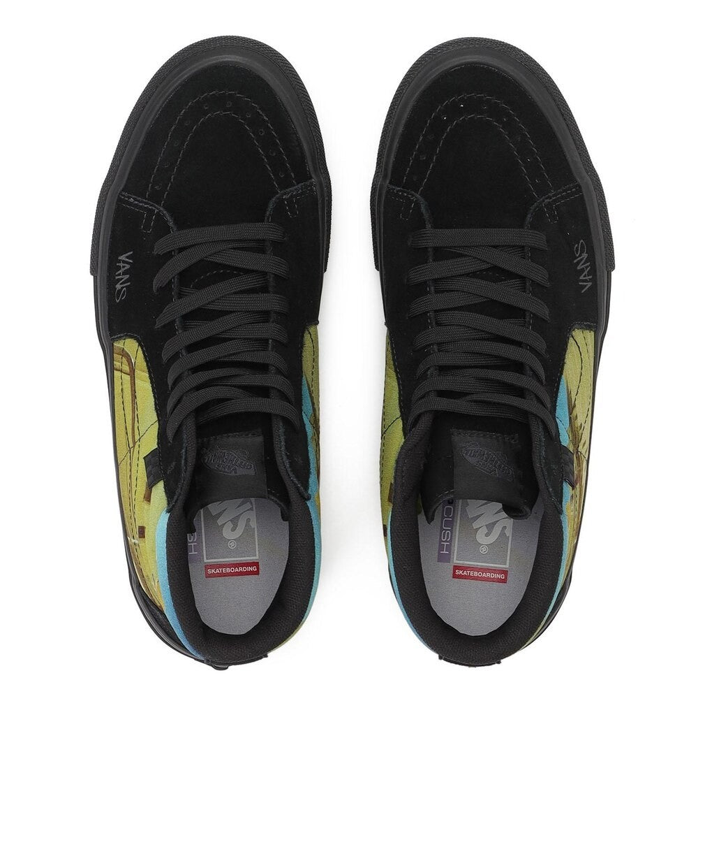 VN0A5FCCBOV Atiba Jefferson Ã Vans Skate Sk8-Hi "Black/Multi" (Men's)