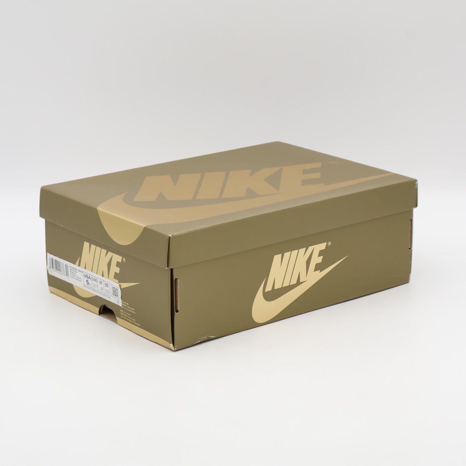 FD1437-071 Nike GS Air Jordan 1 Retro High OG Black and Gold