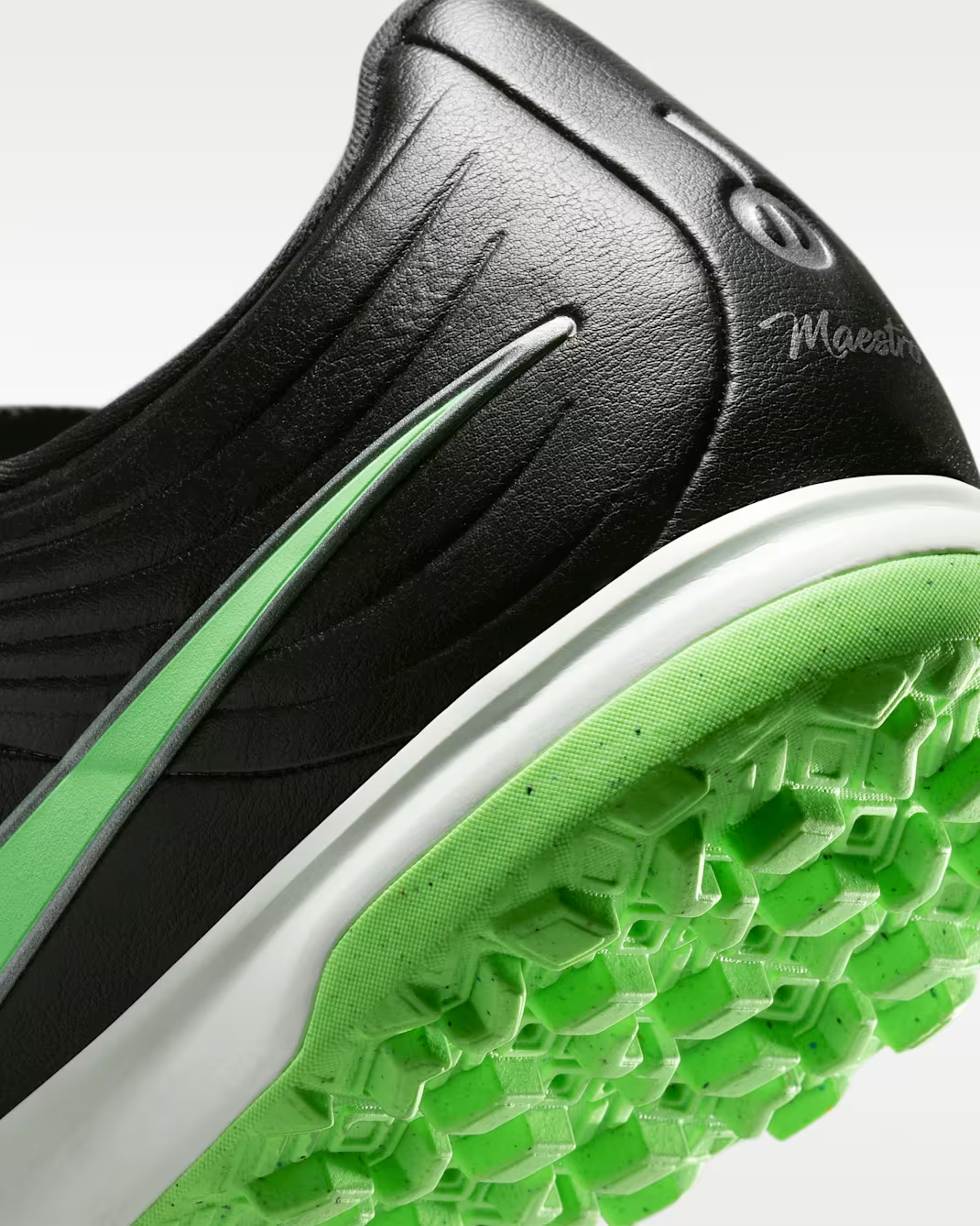 IB4484-001 Nike Tiempo Maestro Academy Black Illusion Green (Men's)