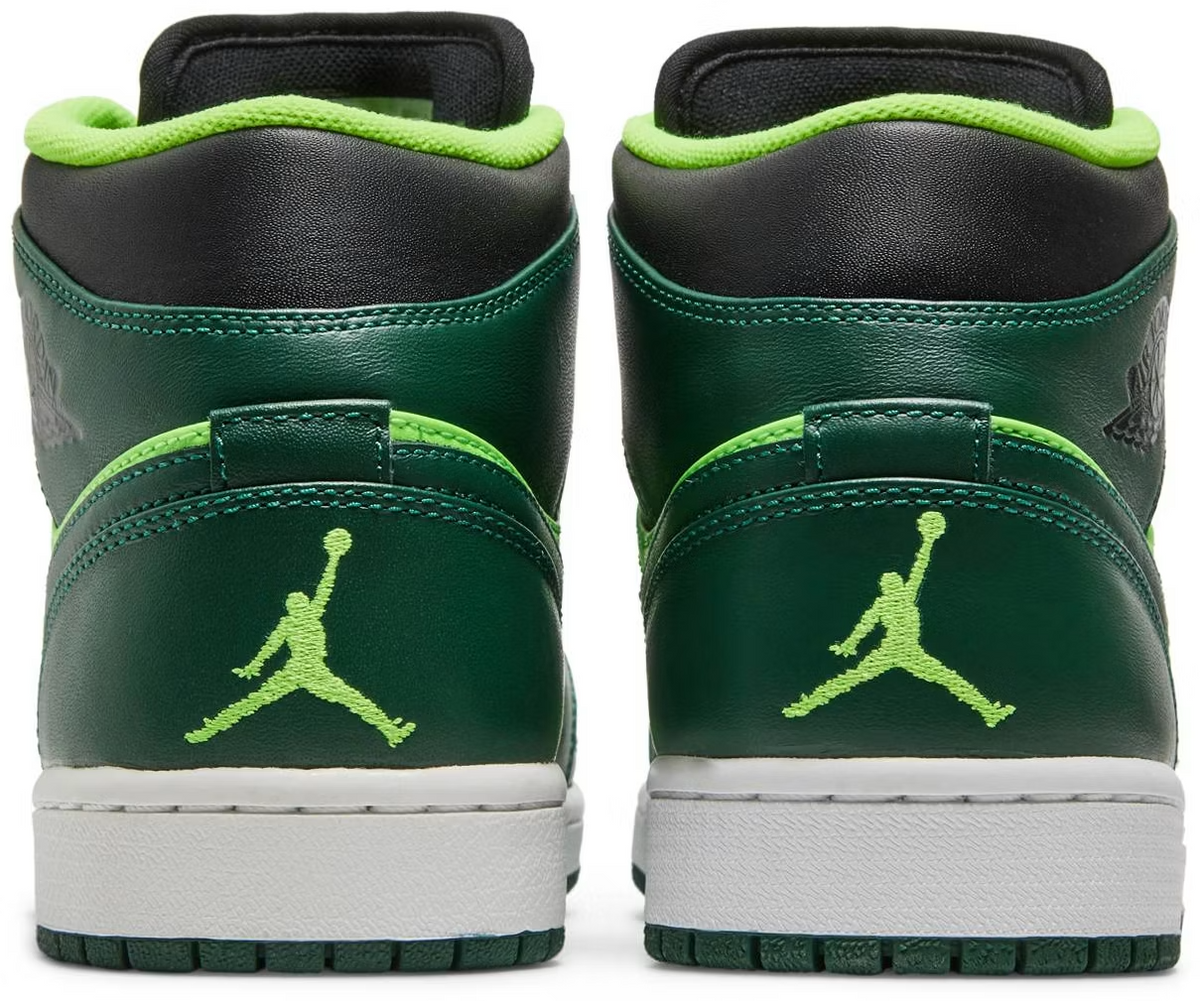 554724-330 Nike Air Jordan 1 Mid "Gorge Green" (Men's)