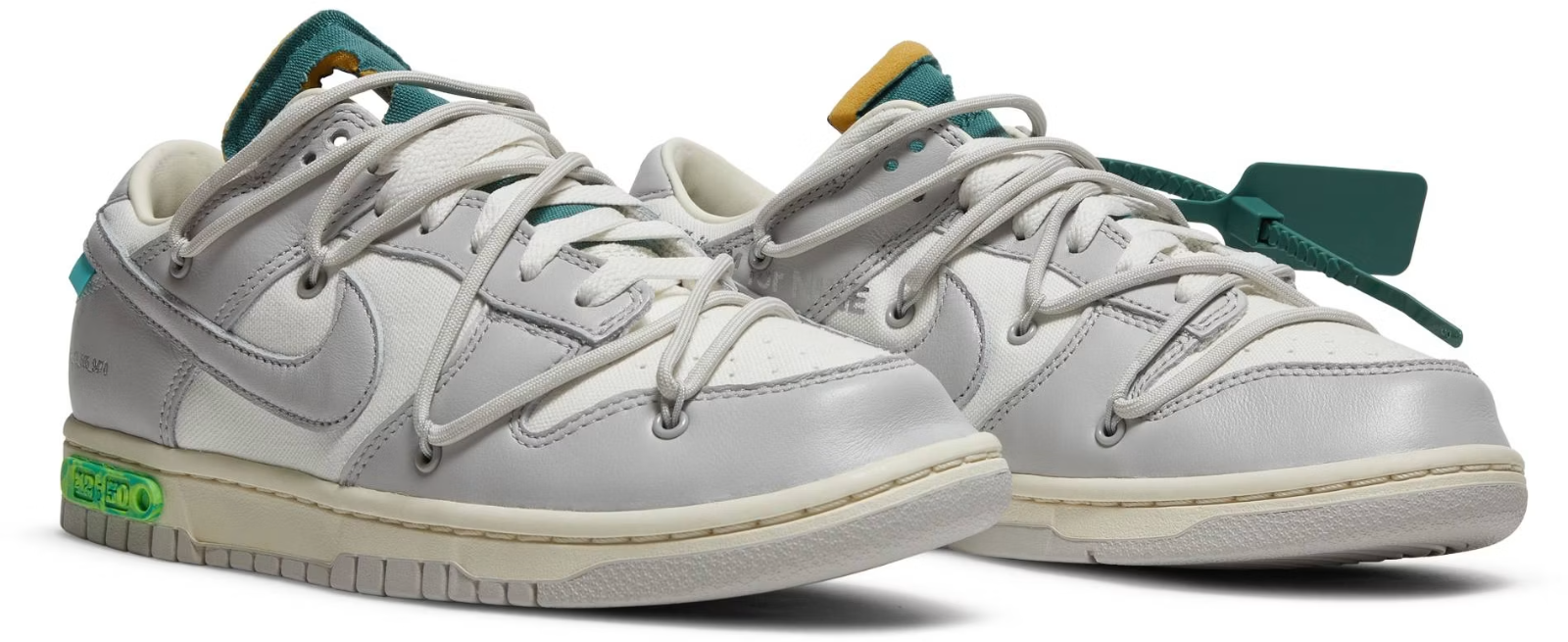 DM1602-117 Off-White Ã Nike Dunk Low 1 of 50 "Lot.42" (Men's)