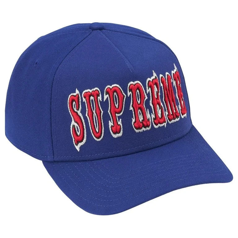 Supreme Gothic Outline Adjustable New Era Navy