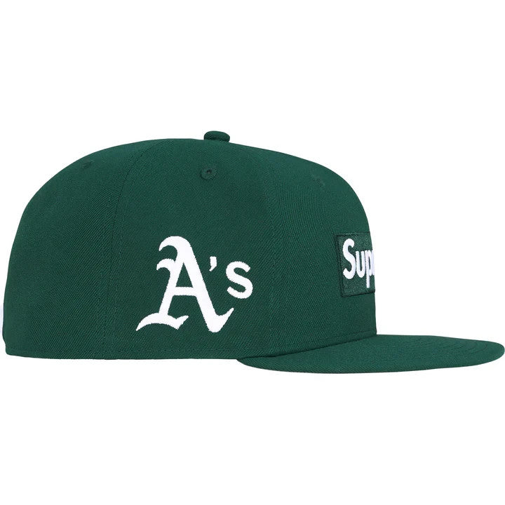 Supreme MLB New Era Teams Box Logo Oakland Athletics Dark Green