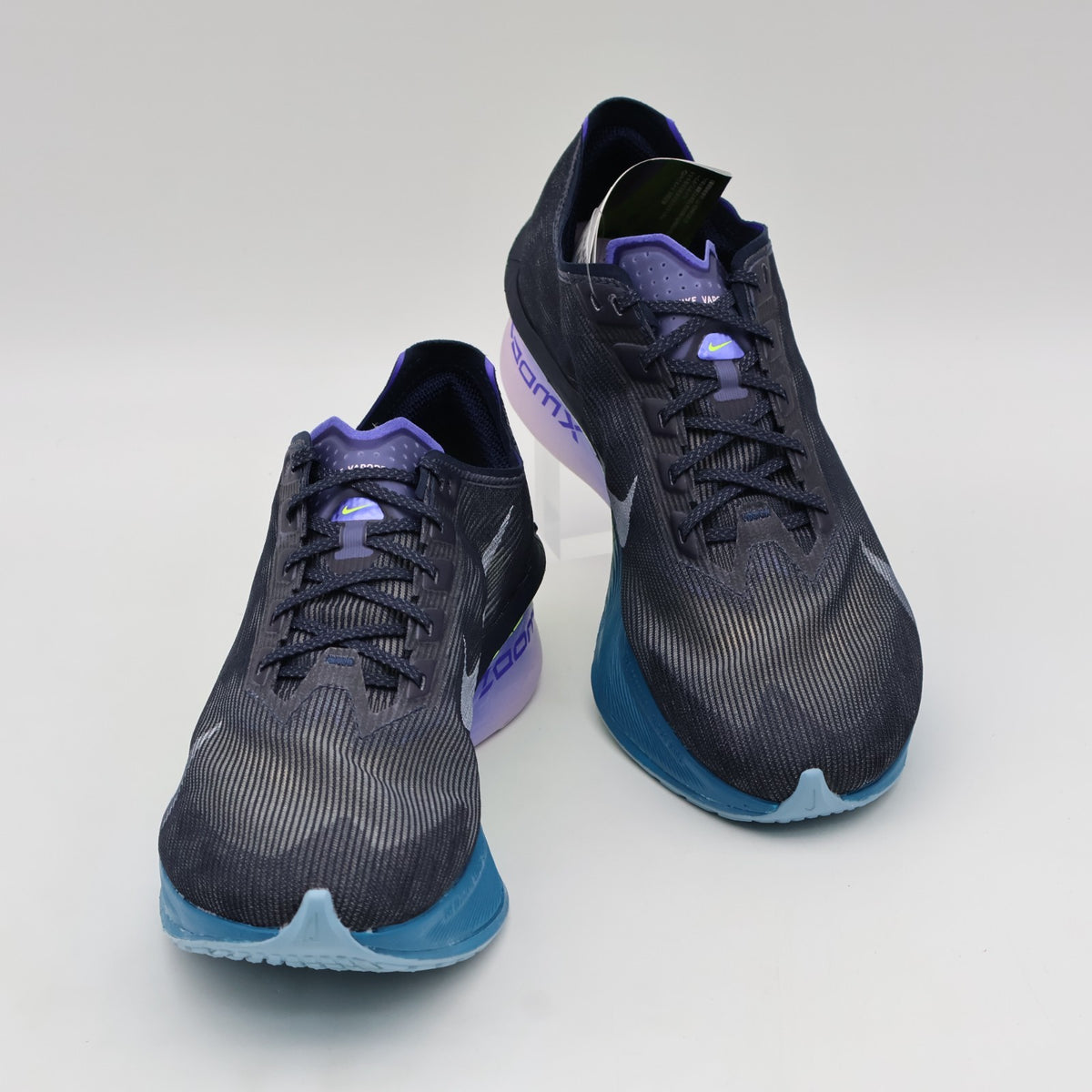 HF6414-401 Nike Vaporfly 4 Obsidian Persian Violet Green Abyss White (Men's)