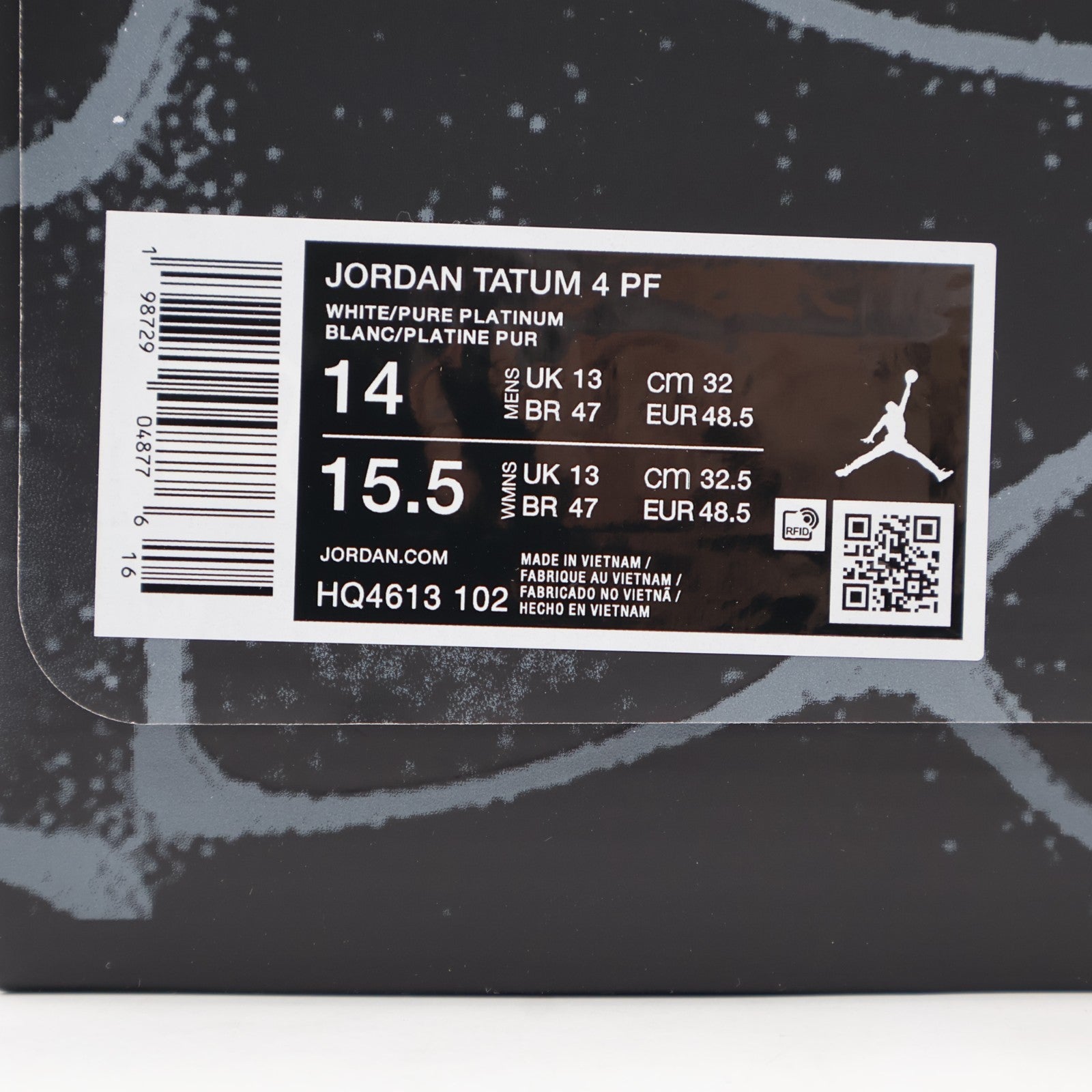 HQ4613-102 Nike Jordan Tatum 4 White Pure Platinum (Men's)