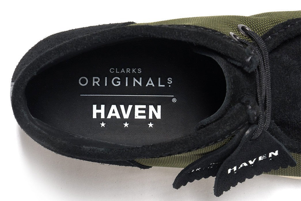 261454117075 HAVEN Ã Clarks Wallabee BT GORE-TEX Olive Combi (Men's)