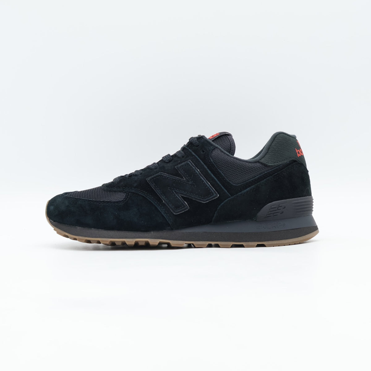 U5748HM New Balance 574 Lunar New Year Black Shadow Red Gum (Men's)