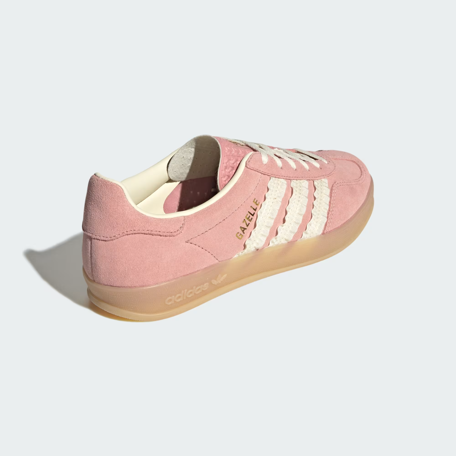 JS1413 adidas Originals  Gazelle Indoor Wonder Mauve Crew White Gum 3 (Women's)