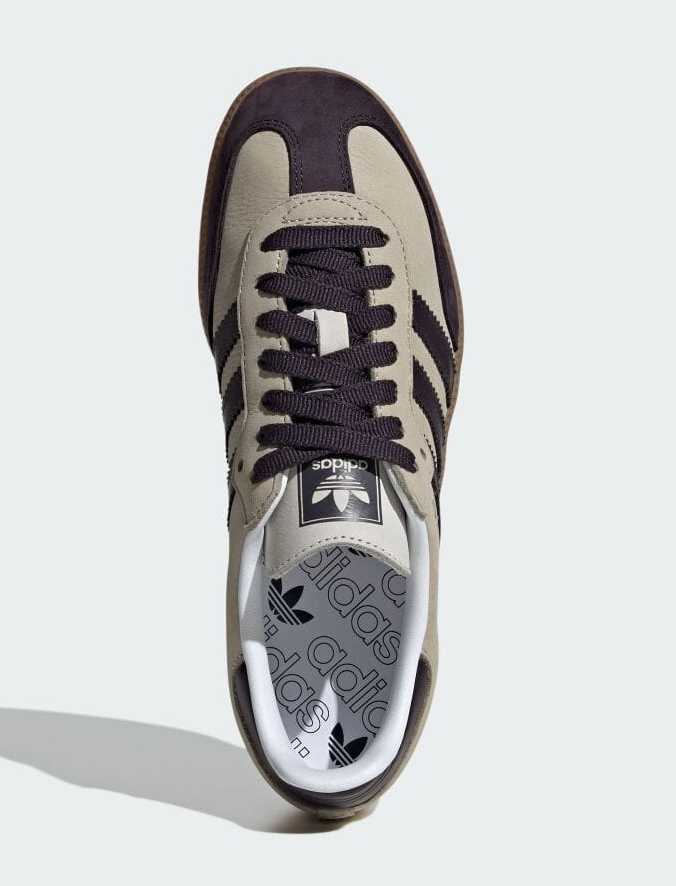 IE5835 adidas Originals Samba OG Putty Grey Aurora Black Silver (Women's)
