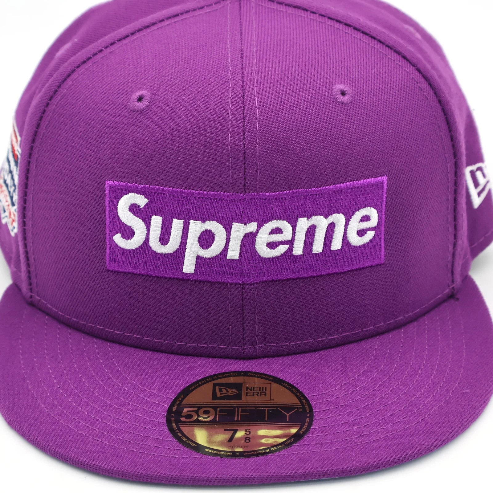 Supreme No Comp Box Logo New Era Lavender
