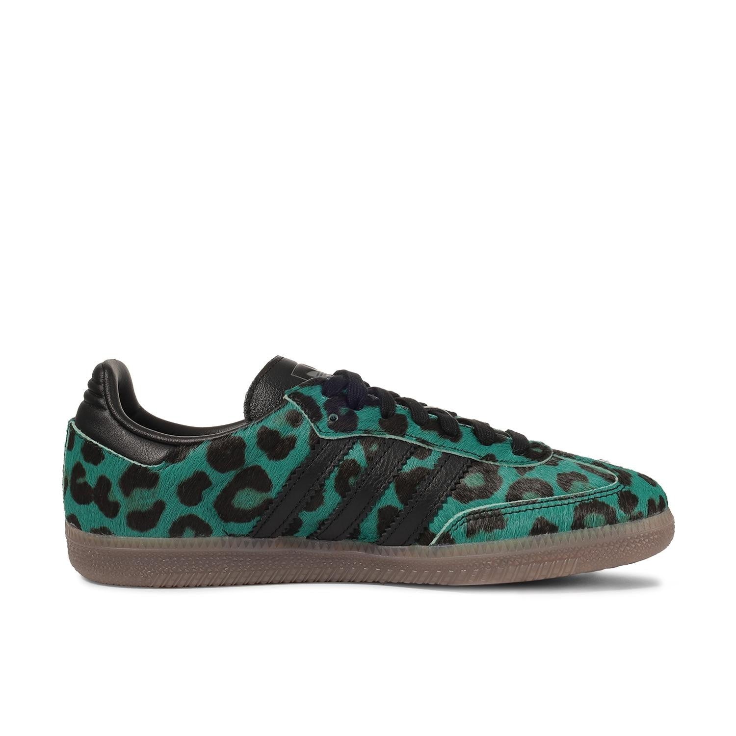 HQ9374 adidas Samba Leopard/Semi Screaming Green (Women's)