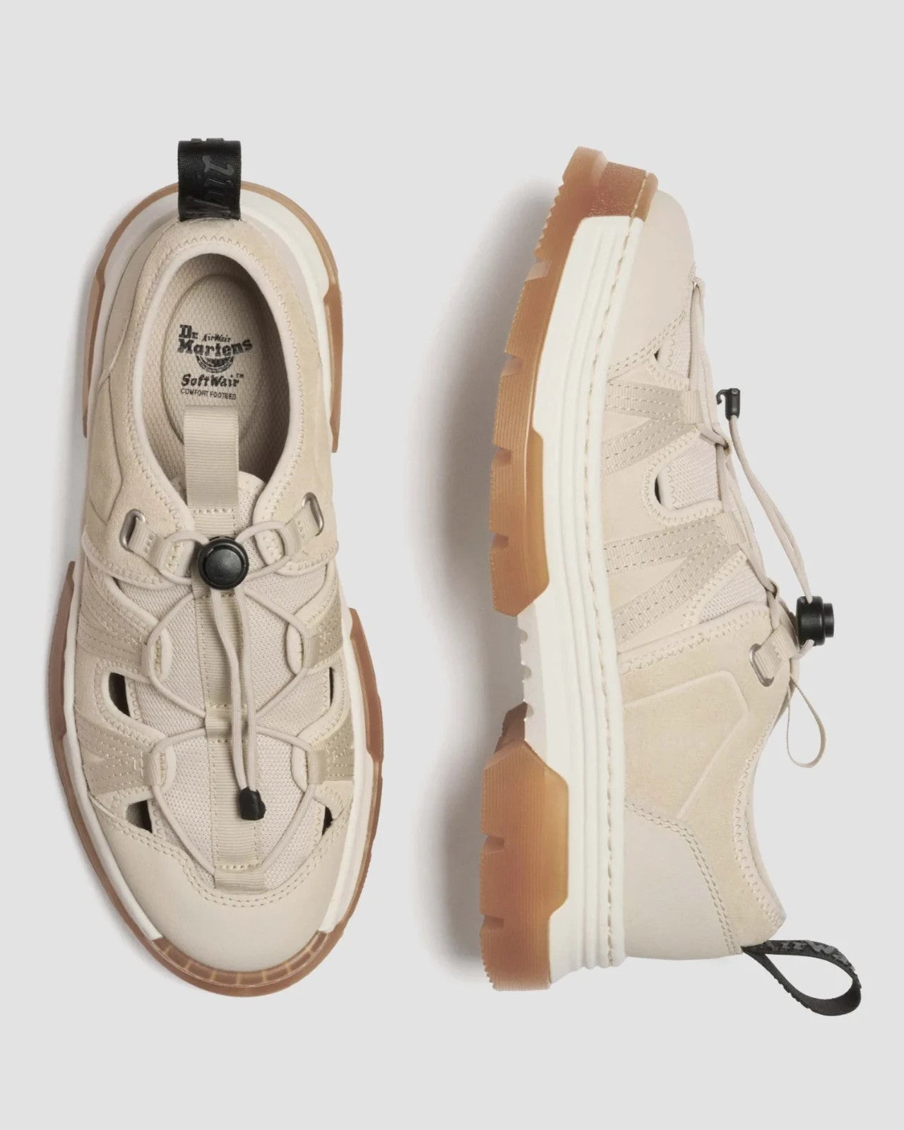 43061200 Dr.Martens Wayfinder Open Low 3 Tie Shoe "Parchment Beige"
