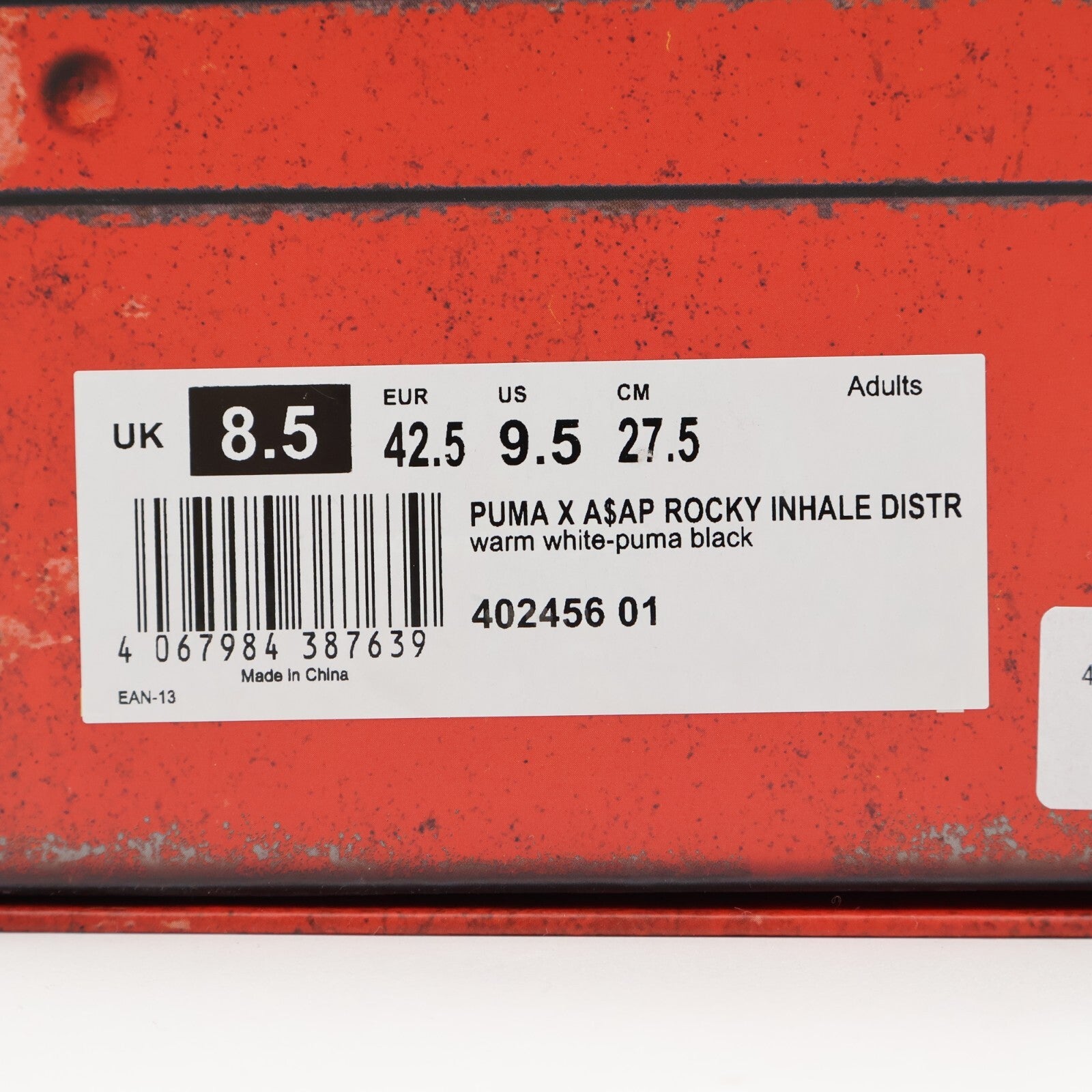 402456-01 A$AP Rocky Puma Inhale Warm White Puma Black PelÃ© Yellow (Men's)