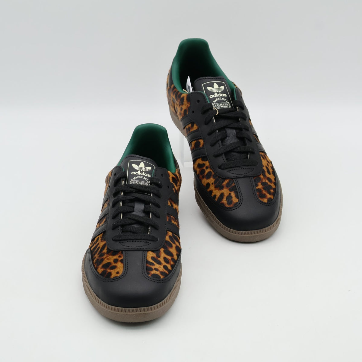 JI2735 adidas Originals Women's Samba OG Leopard Collegiate Green (Women's)