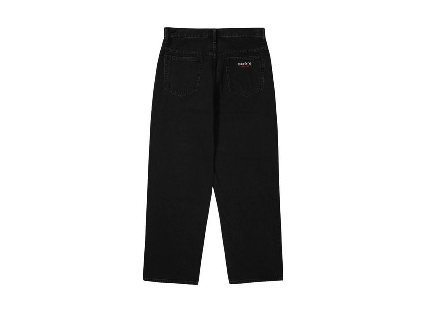 Supreme Baggy Jean Black (25SS)