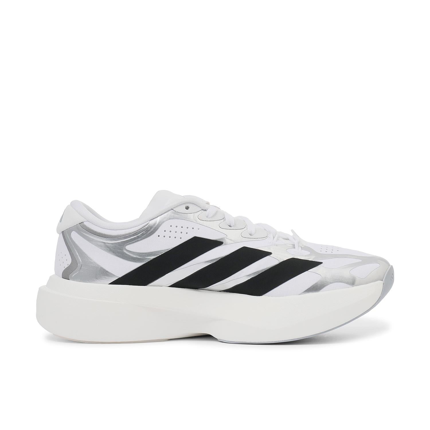 KI4782 adidas Adizero Evo SL EXO Cloud White Core Black Iron Metallic (Women's)
