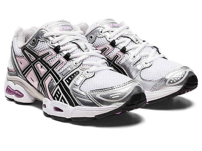 1202A278-103 Asics Women's Gel-Nimbus 9 White Black (Women's)