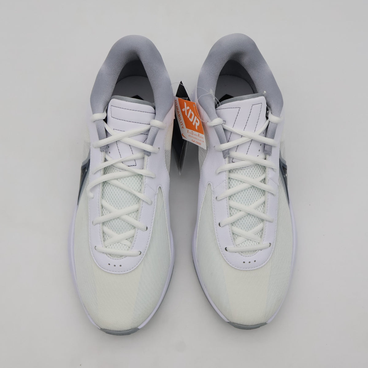 FJ7807-102 Nike Giannis Freak 6 White Black Wolf Grey (Men's)
