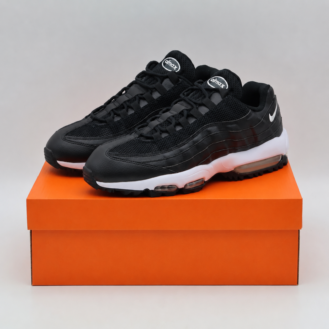 HV4696-002 Nike Air Max 95 Golf Black White (Men's)