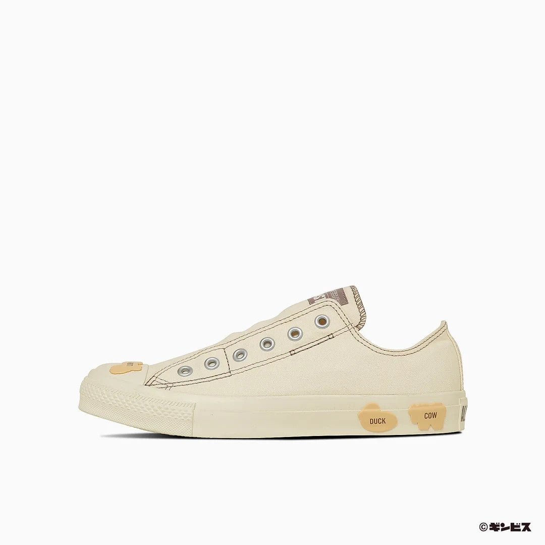 31315270 Tabekko Doubutsu Converse All Star BS Slip OX Off White (Men's)
