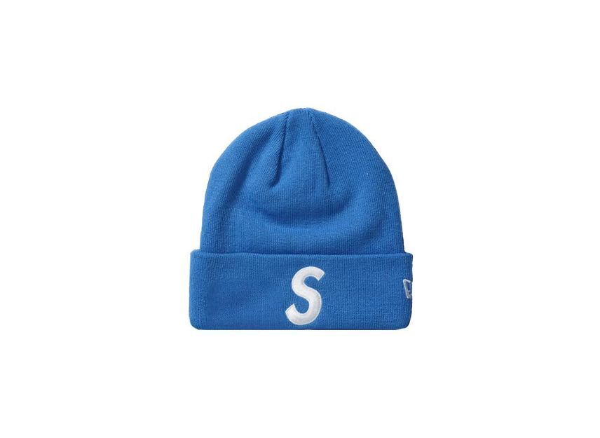 Supreme New Era S Logo Beanie Blue (24FW)