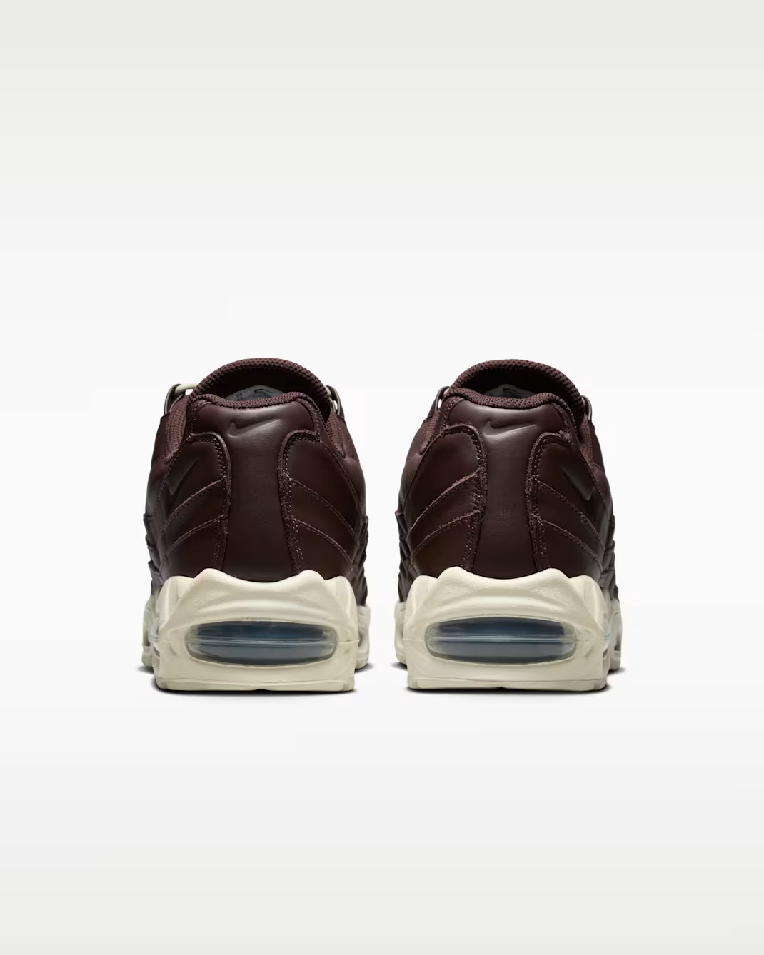 IM0696-200 Nike Air Max 95 Big Bubble Leather Baroque Brown Black (Men's)