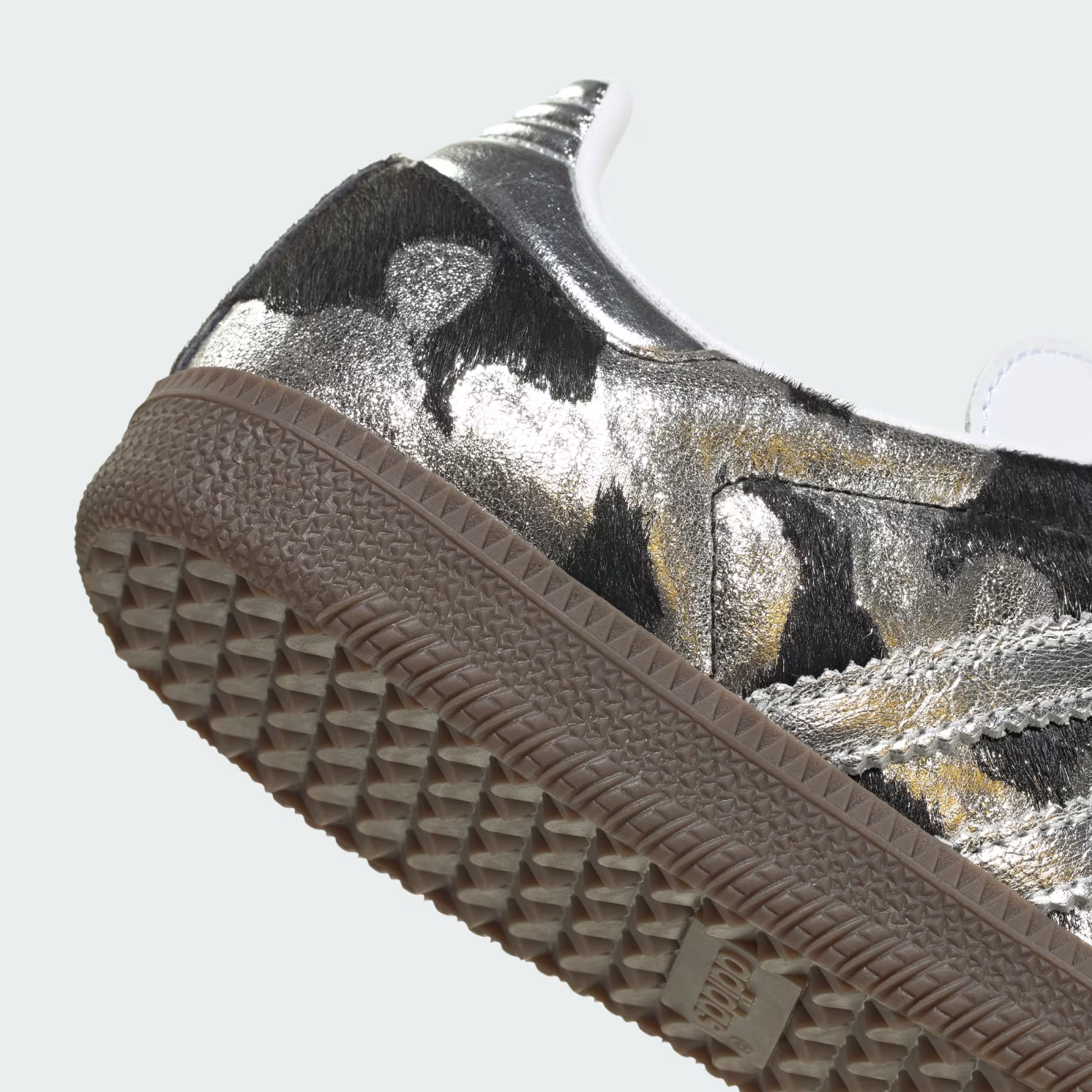 KJ2313 adidas Samba OG Pony Hair "Core Black/Silver Metallic" (Women's)