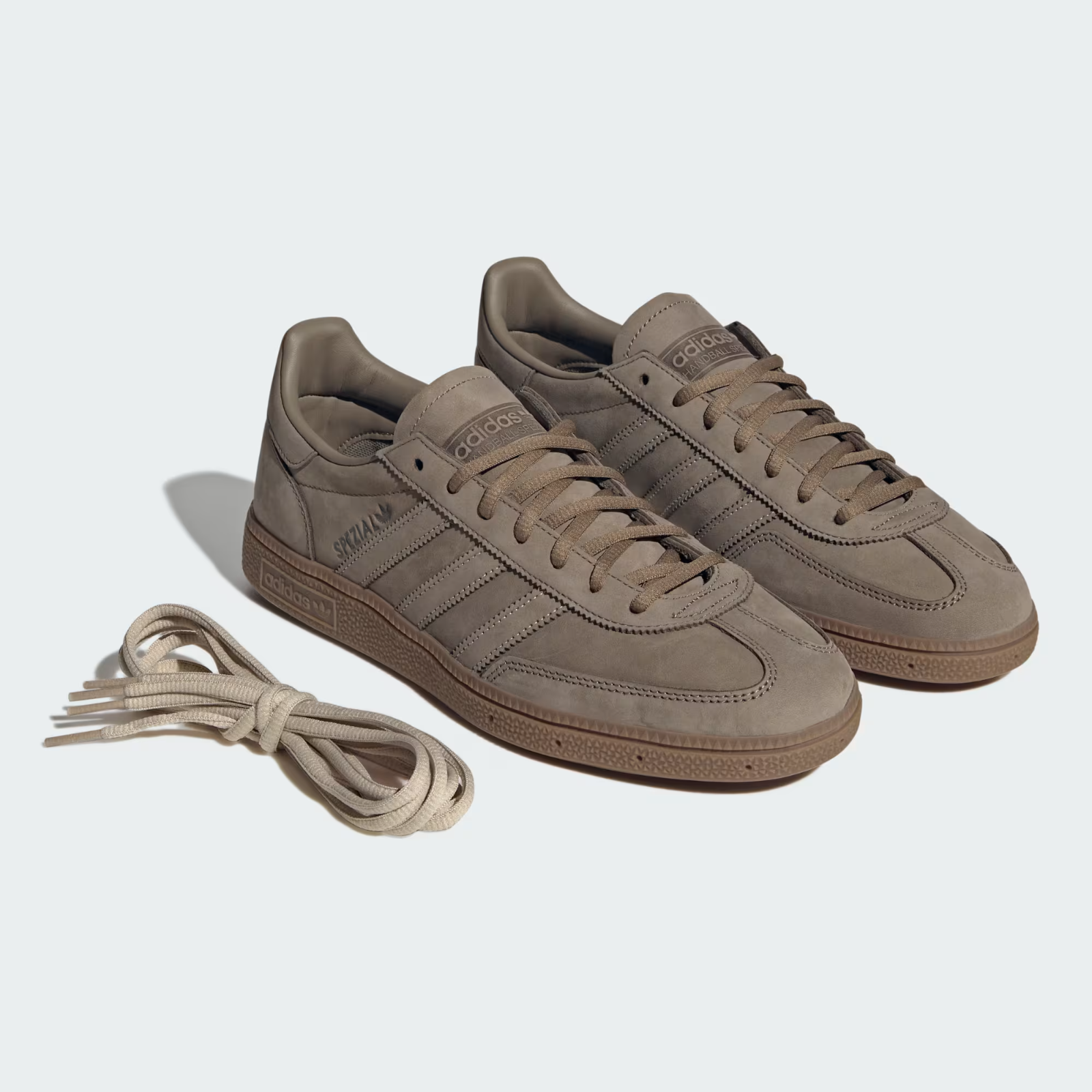 KJ9852 adidas Handball Spezial "Blanch Brown/Gum" (Men's)