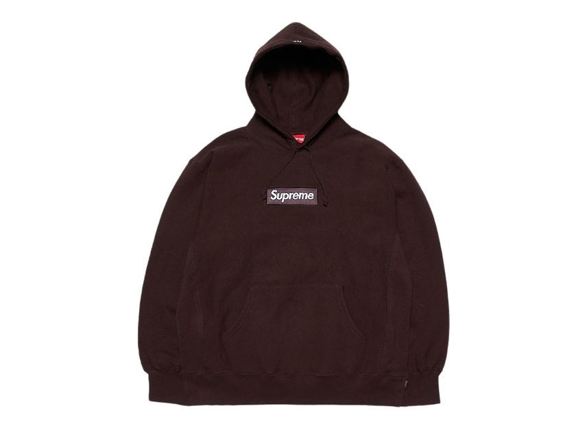Supreme Box Logo Hooded Sweatshirt Dark Brown (21FW)