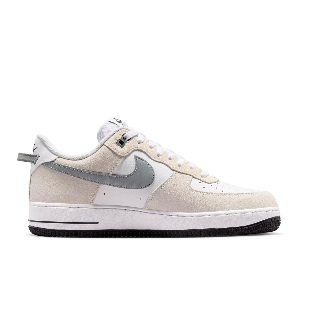 IR2007-100 Nike Air Force 1 Low 1 07 LV8 White Metallic Cool Gray (Men's)