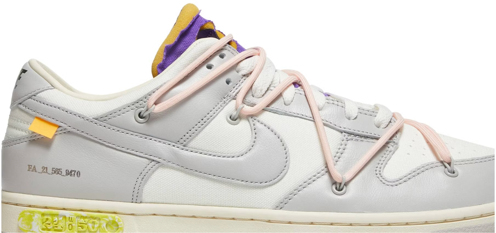 DM1602-119 Off-White Ã Nike Dunk Low 1 of 50 "Lot.24" (Men's)