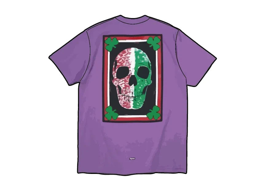 Supreme x Mike Kelley Banner Tee "Purple"