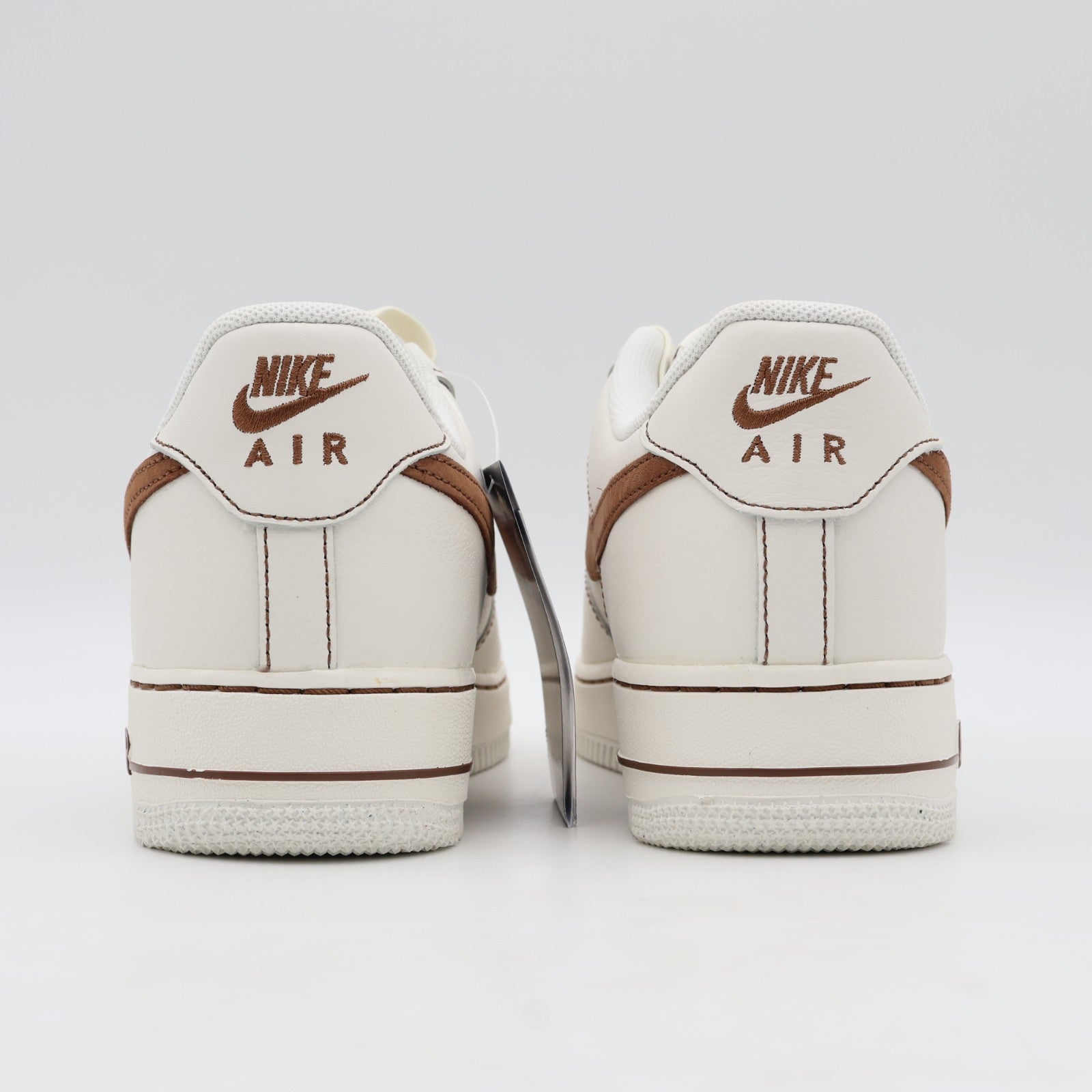 HQ2037-101 Nike Air Force 1 Low Ivory Saddle Brown (Men's)