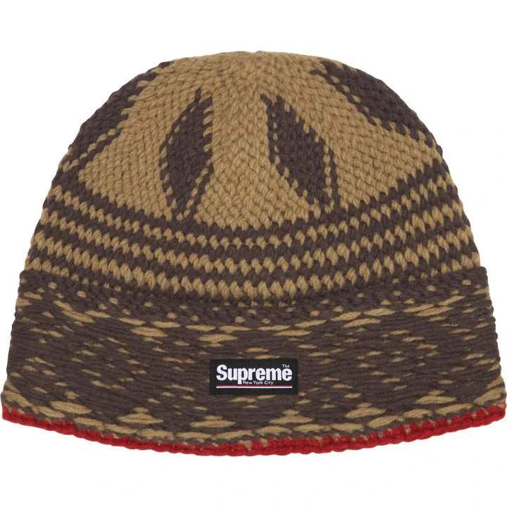 Supreme Diamond Beanie Khaki