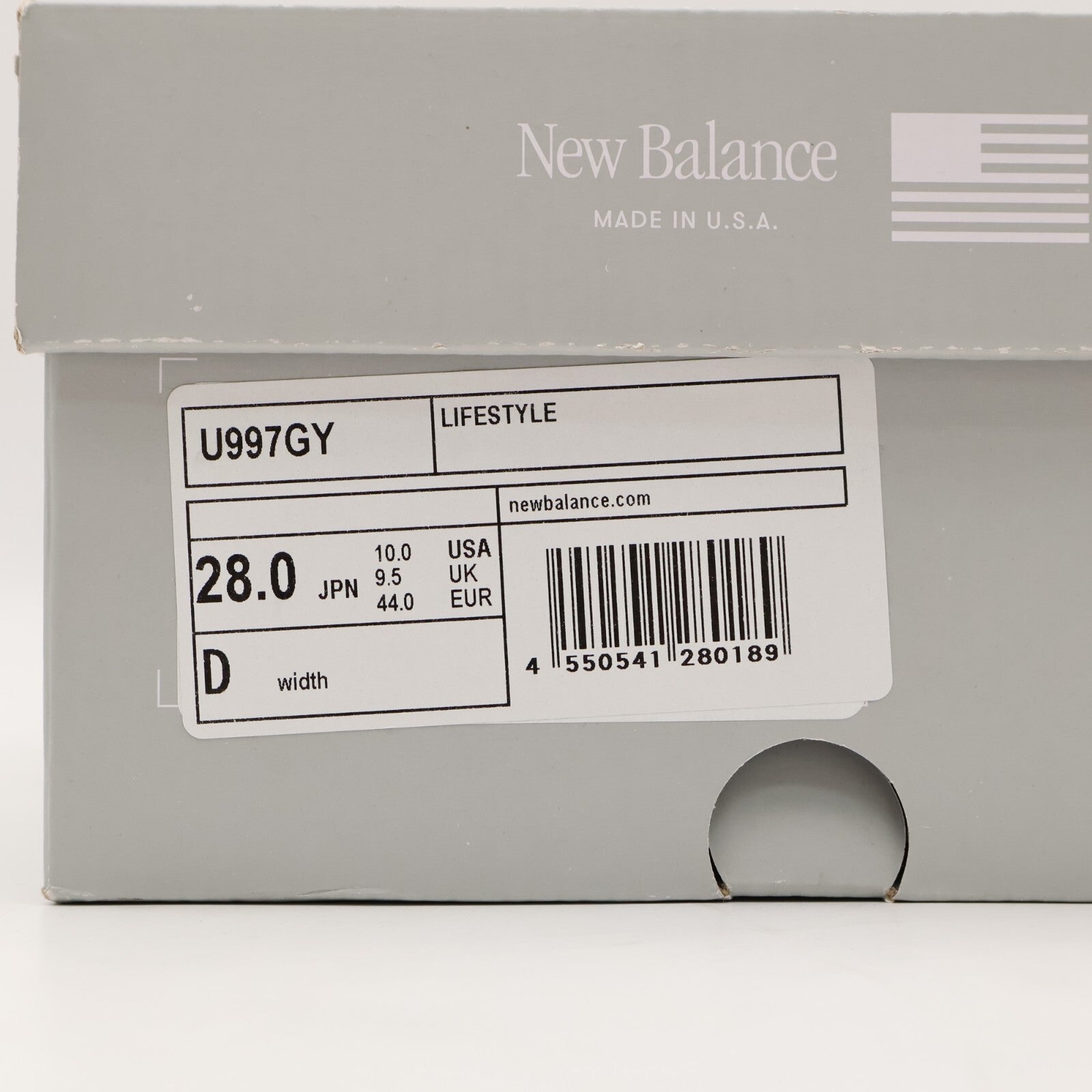 U997GY New Balance 997 Grey (Men's)