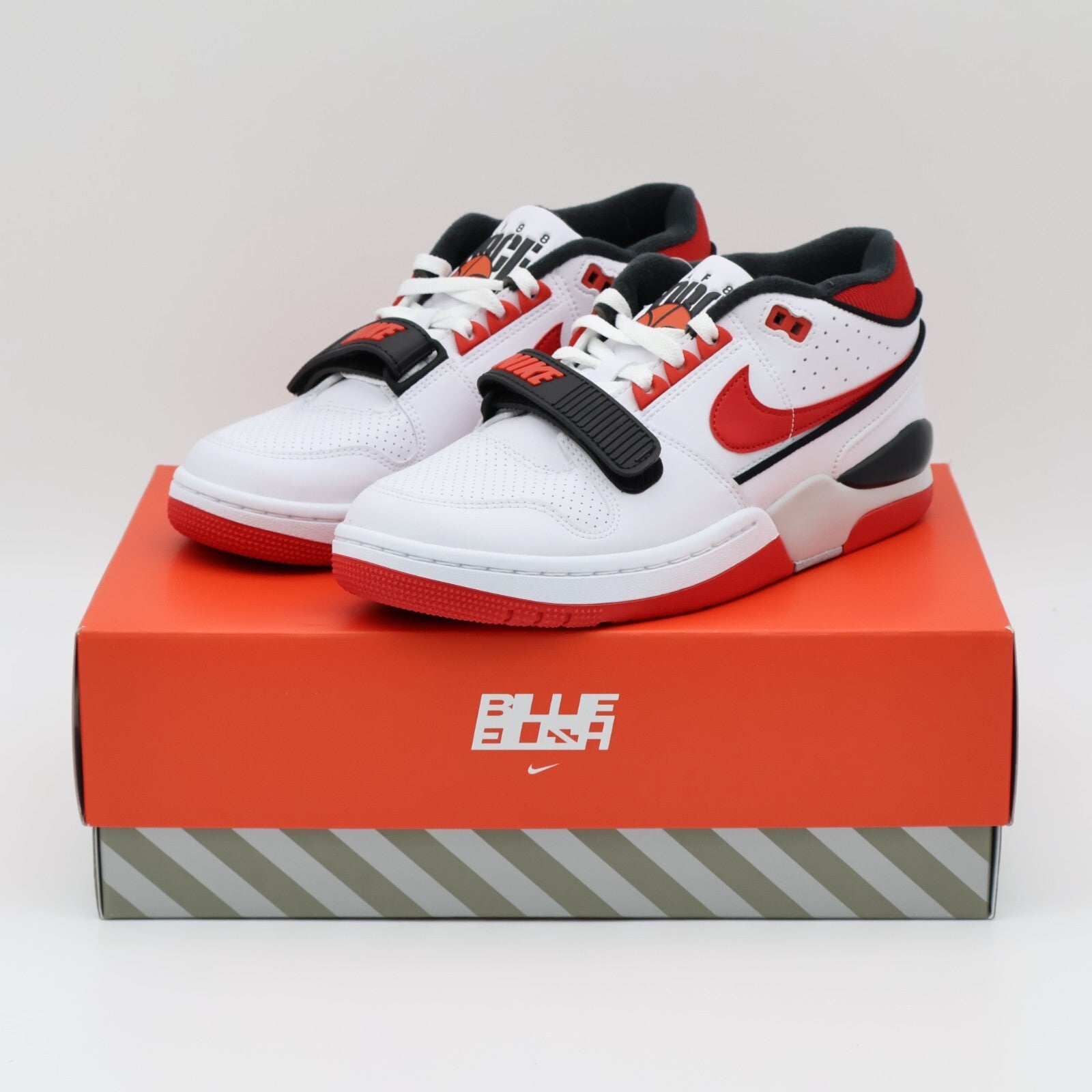 DZ6763-101 Billie Eilish Ã Nike Air Alpha Force 88 Fire Red and White